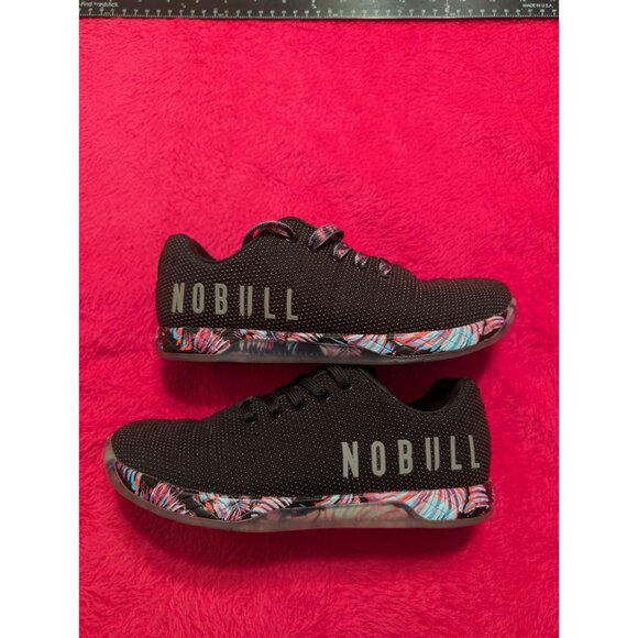 NOBULL Women’s 7 / Men’s 5.5 Trainers Midnight Palm Black Tropical CrossFit - Picture 1 of 9
